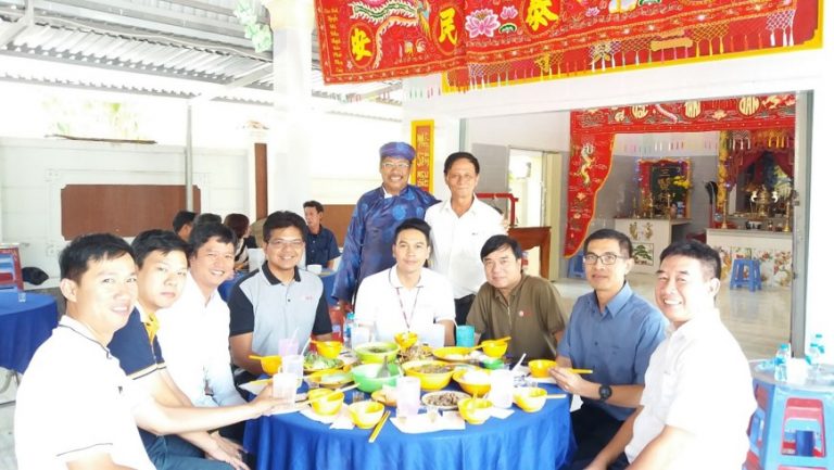 LSP Visits Ba Ong Temple in Long Son Commune