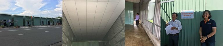 LSP renovated temporary house for communities affected by resettlement