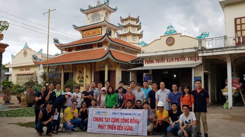 LSP Volunteers at Hung Long Temple