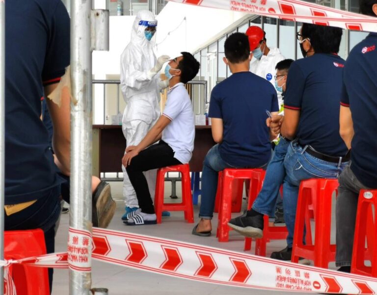 LSP Set up On-Site COVID-19 Rapid Test Station and Conduct Regular Testing To Ensure Safety at LSP Site and To Protect Blue Zone Long Son