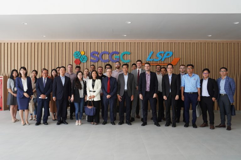 LSP welcomed French Chamber of Commerce and Industry in Vietnam to visit LSP complex