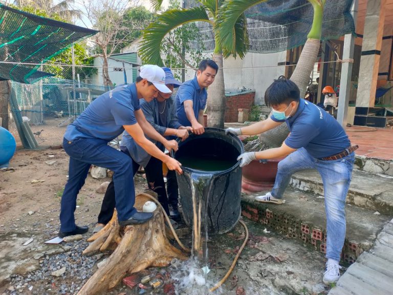 LSP kick-off event of the “Clean-up and Mosquito Elimination” in 9 Hamlets