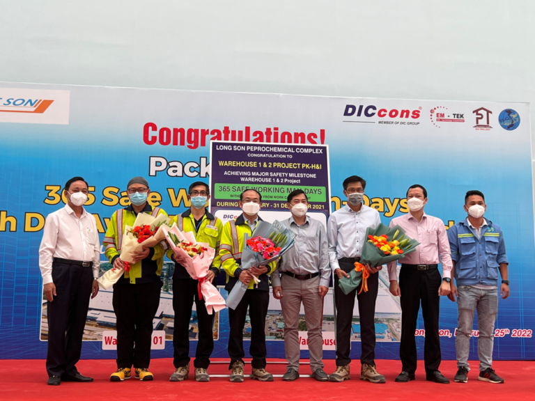 LSP JOINED 365 SAFE WORKING MAN-DAYS EVENT TO CELEBRATE 1,500,000 SAFE WORKING MAN-HOURS