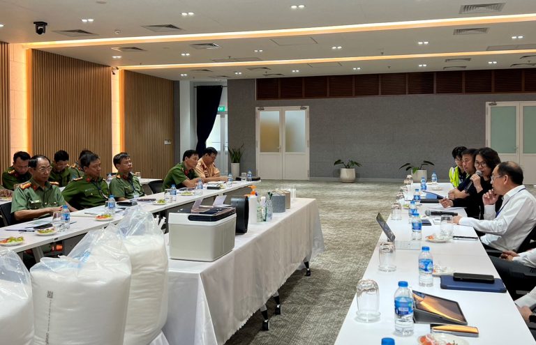LSP welcomed BRVT Police to visit and work,                preparing for safety and security of LSP Complex
