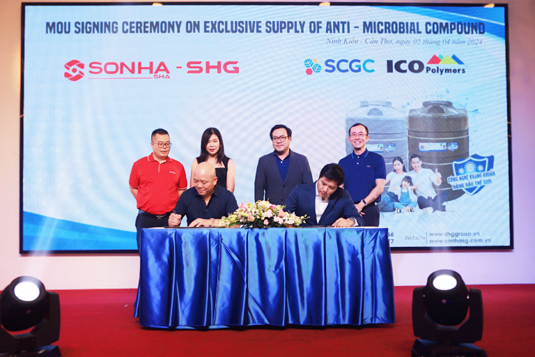 SCGC, LSP, and Son Ha Join Forces to Develop an Innovative Anti-Microbial Water Tank in Vietnam