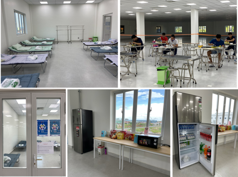 LSP Set Up “Temporary On-Site Accommodation” for a Better Prevention of COVID-19 Risk