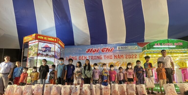 LSP collaborated with LSPC to organize “Full Moon Festival Lantern Making Contest 2022” for children in Long Son