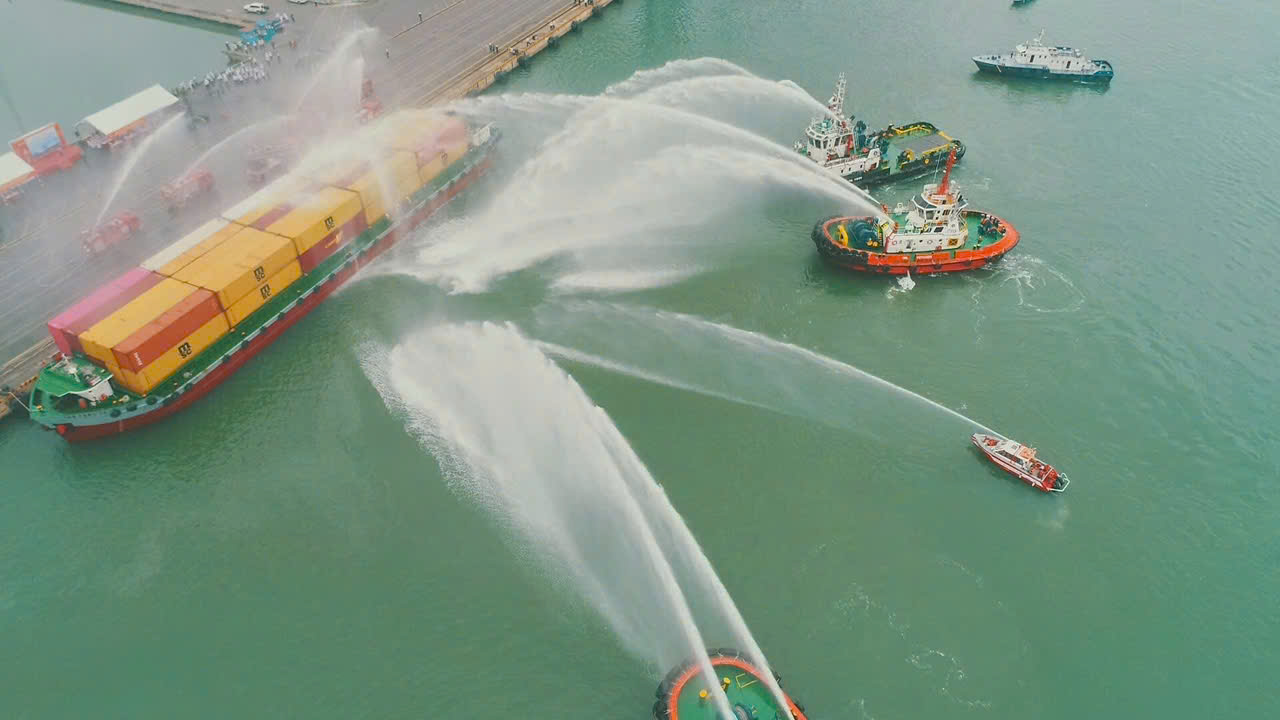 Firefighting and Rescue Coordination Drill at Tan Cang Cai Mep Cluster – Saigon Newport Corporation